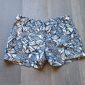 Not for sale - Patagonia blue tropical print cotton shorts, EUC